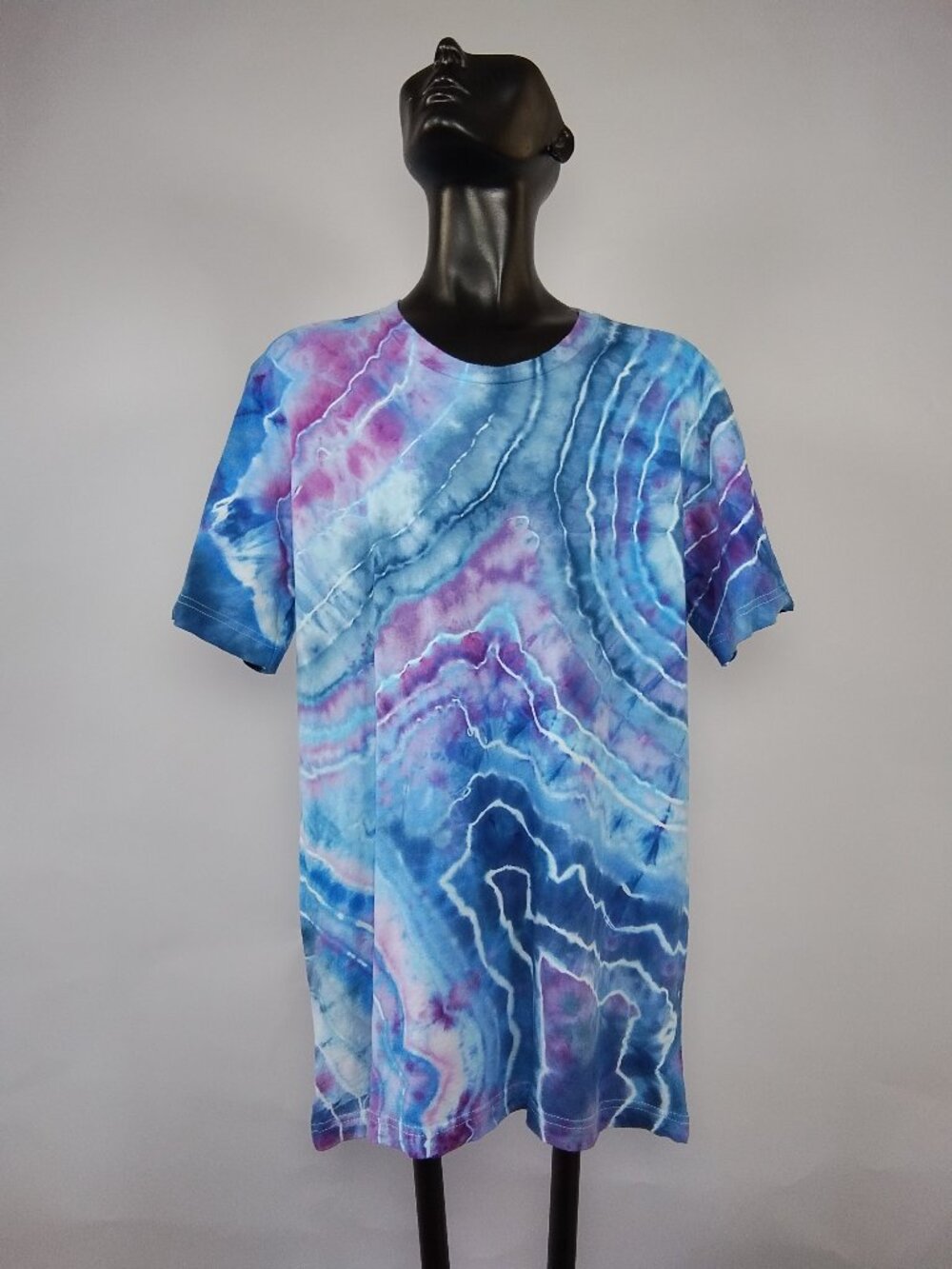 Medium Unisex Bella-Canvas 3001C “Geode” Ice Dyed T-Shirt